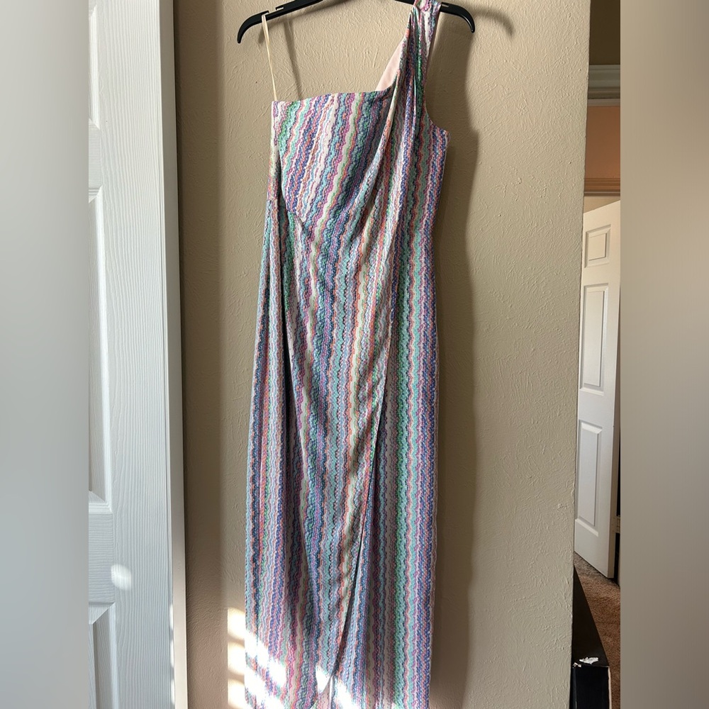 BCBGMaxAzria Multicolor Patterned Dress